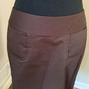 Talbots chocolate brown skirt size 8p  preloved ❤️EUC